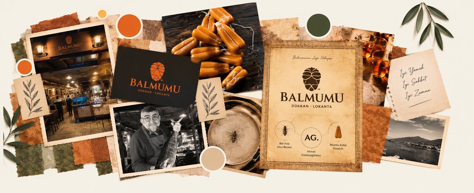 Balmumu brand identity and restaurant moodboard