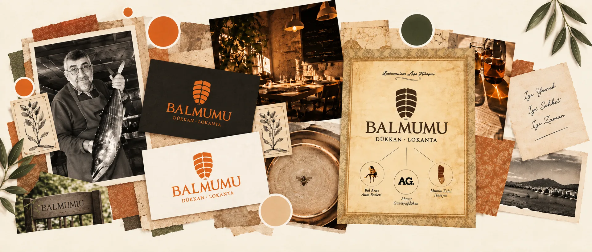 Balmumu brand identity and restaurant moodboard